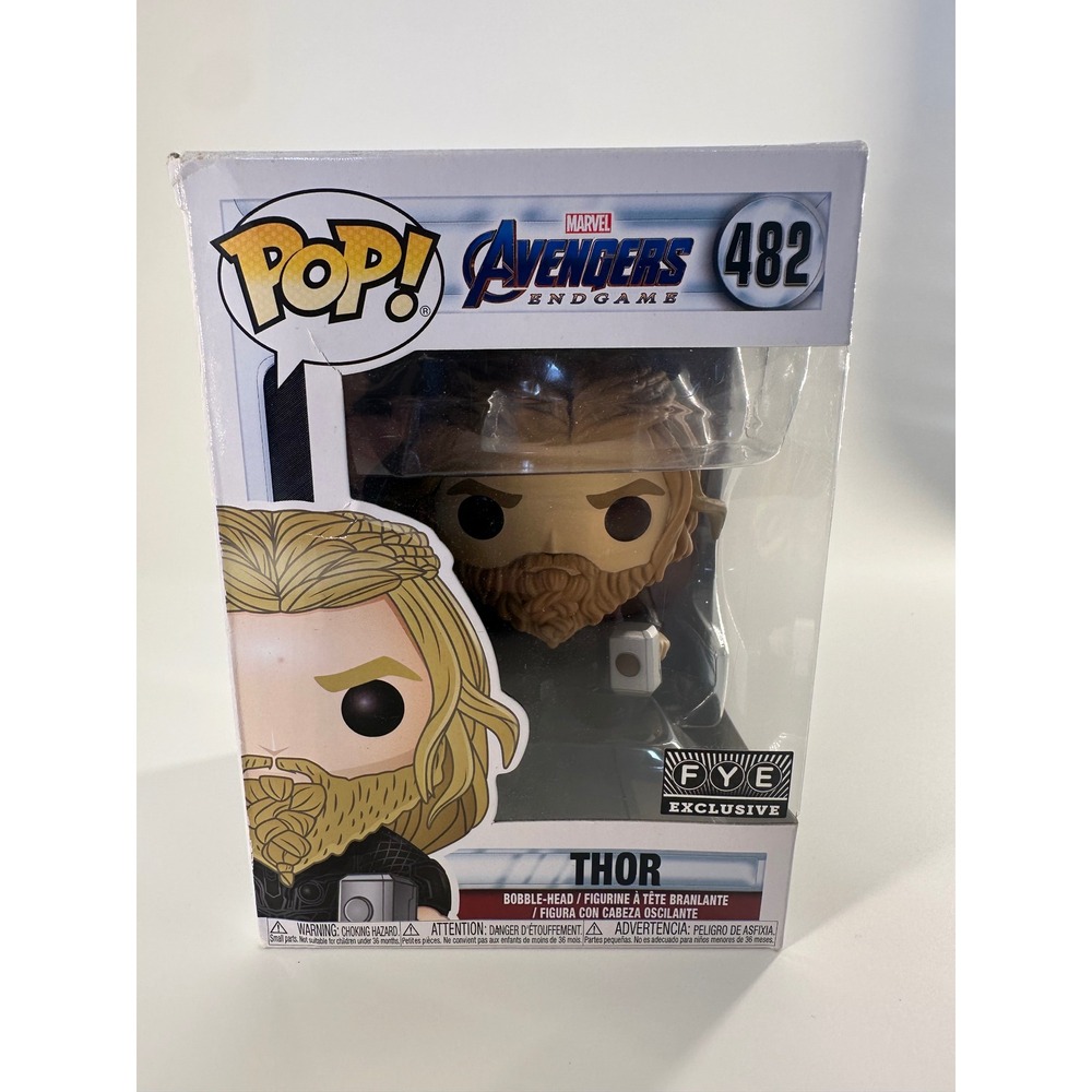 Funko Pop Marvel Avengers Endgame Thor 482 FYE Exclusive Vinyl Bobble-Head